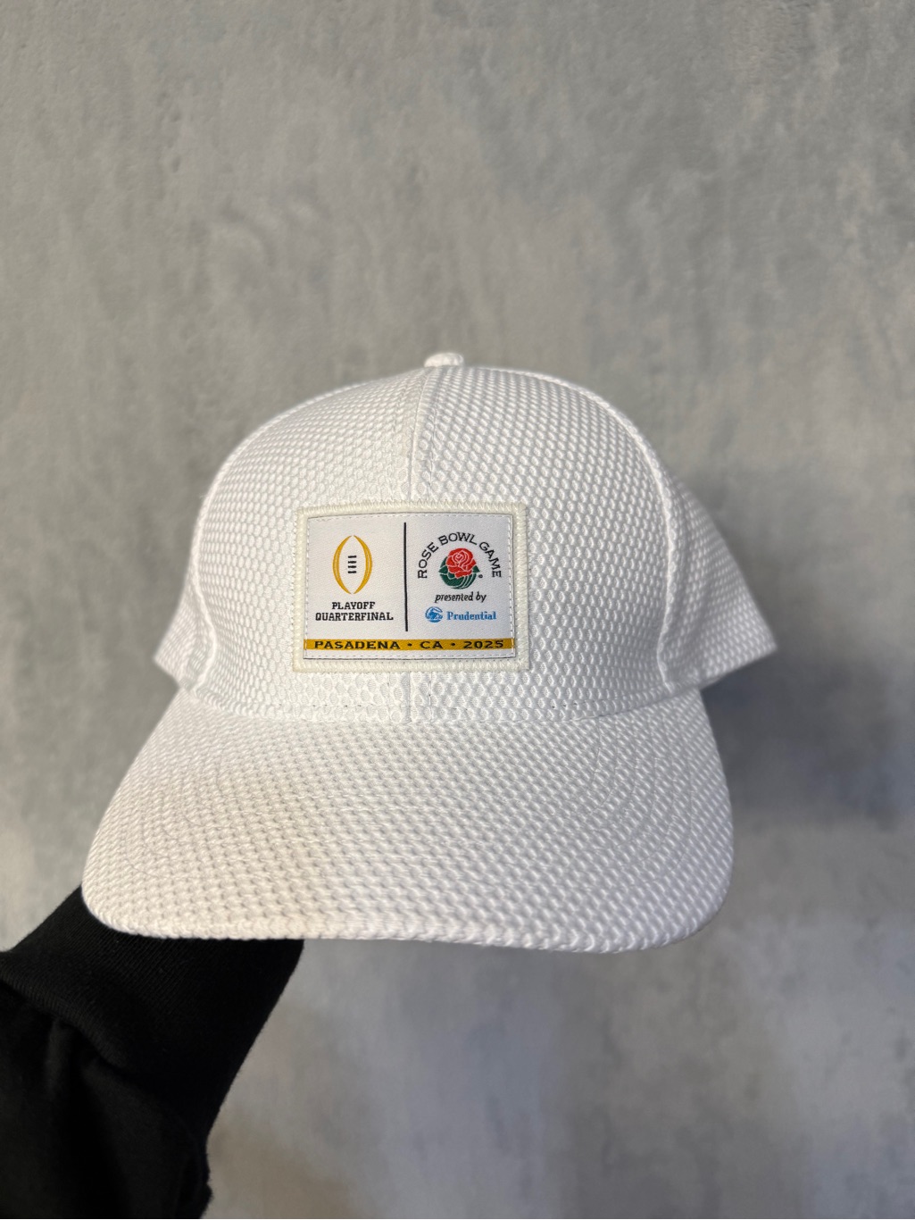 Rose Bowl Hat Cap White 2025 College Football Playoff Quarterfinal Rose Bowl